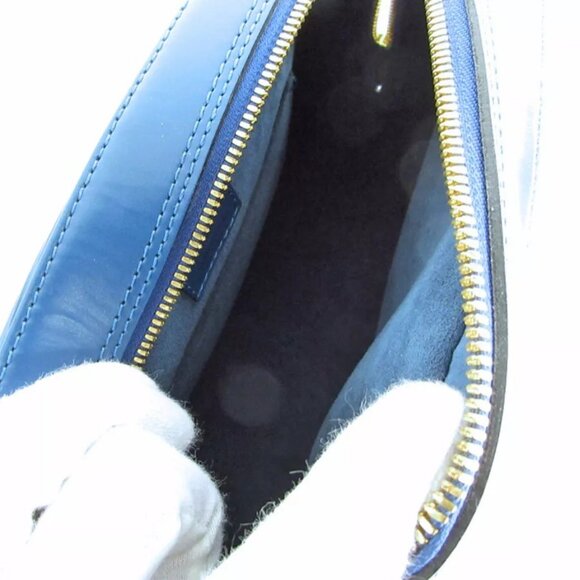 Auth LOUIS VUITTON Epi Sablon Handbag Toledo Blue Epi Leather - Picture 10 of 12